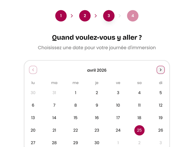 Fixez votre date